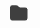 A simple folder icon representing file storage or organization in digital systems.
